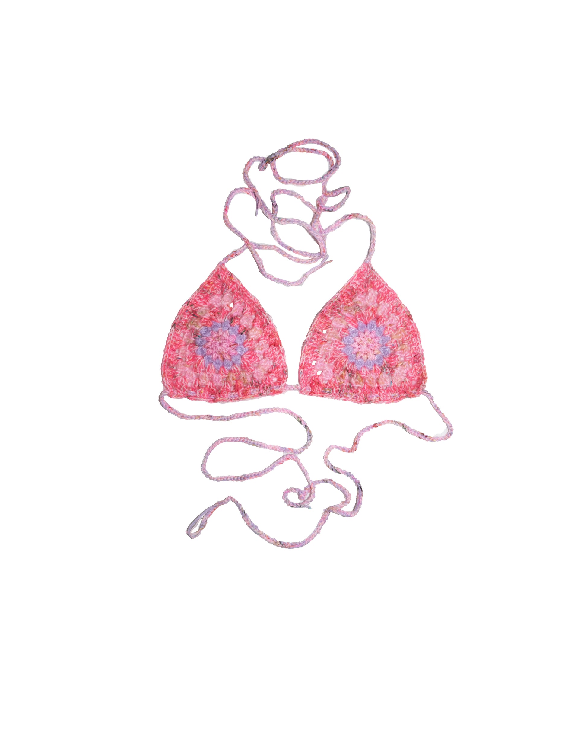 bikini top - hot pink 2