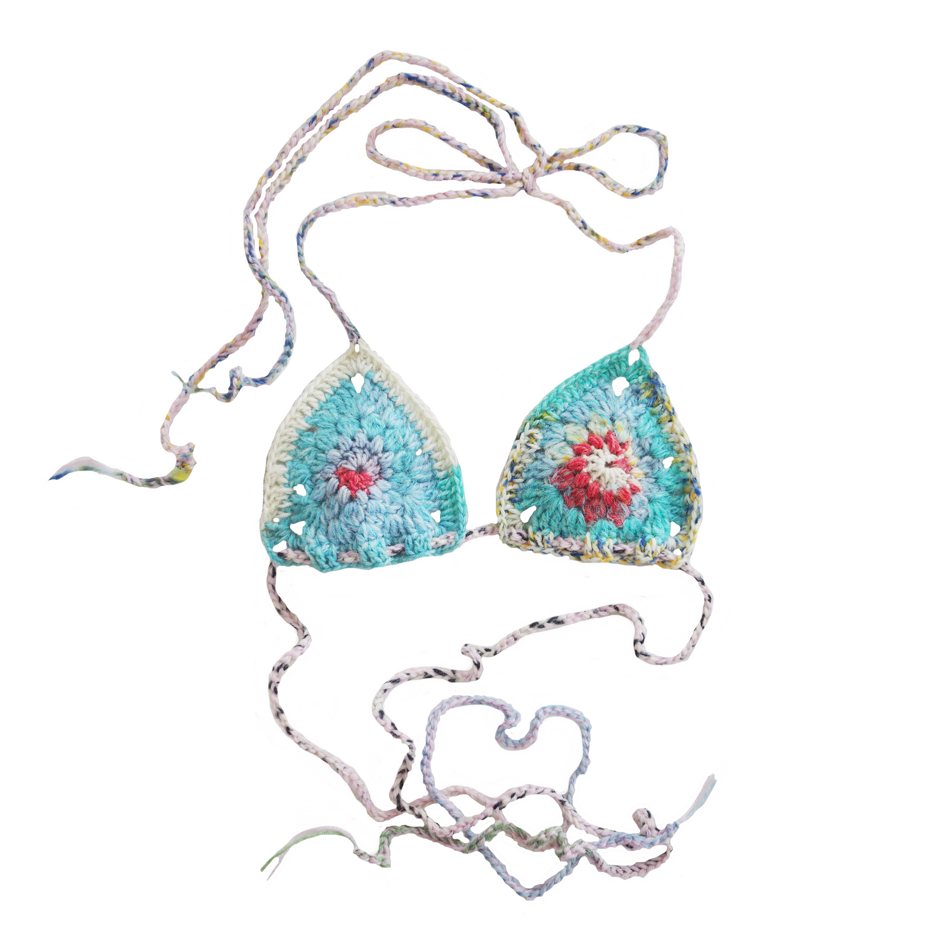 bikini top - blue