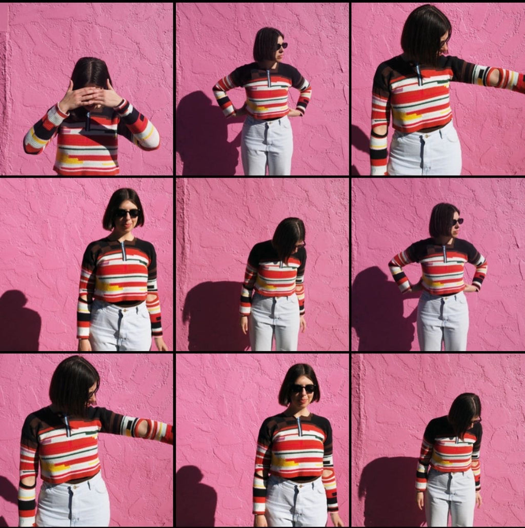 sunset top - quarter zip