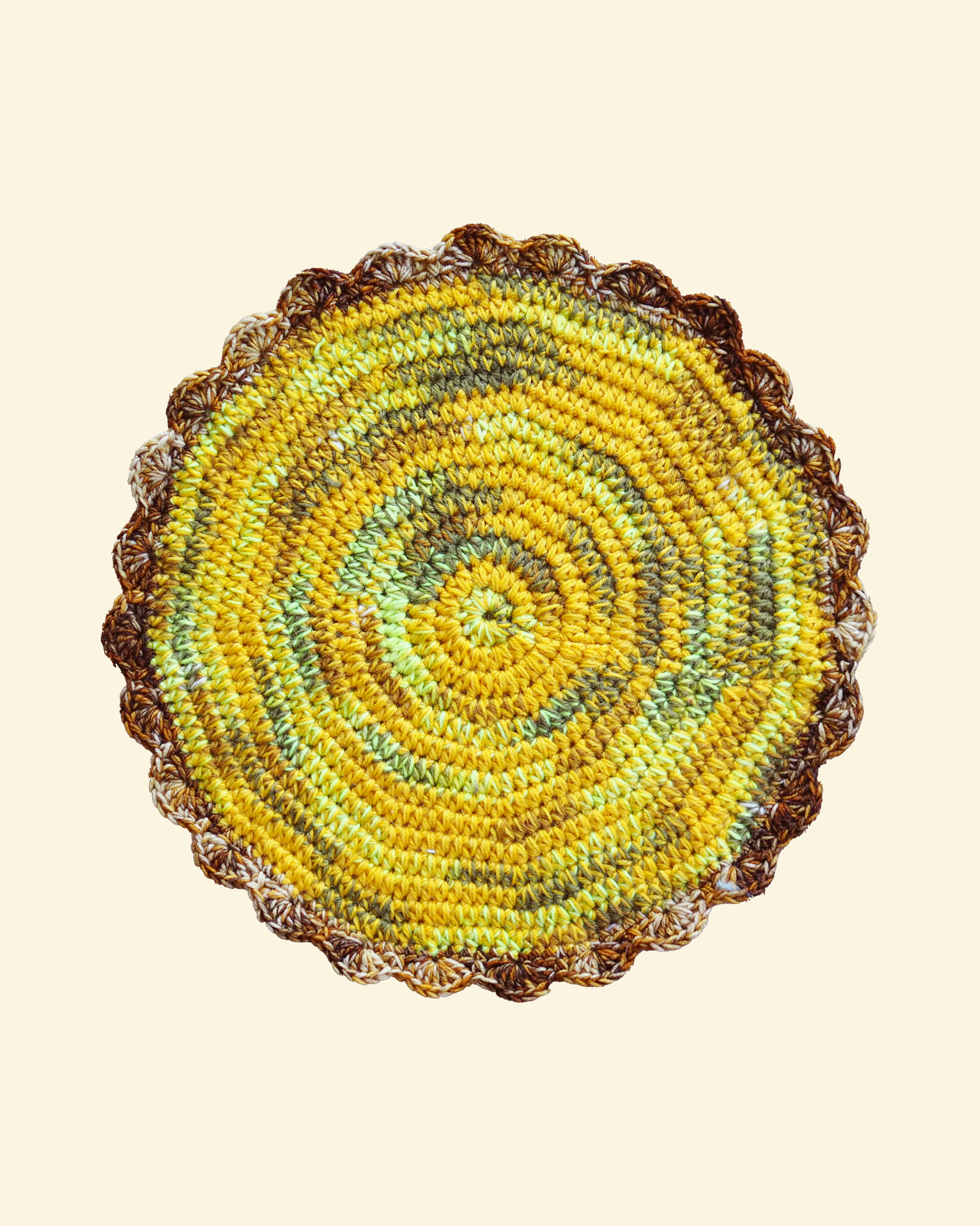 Table Set - Yellow + Brown