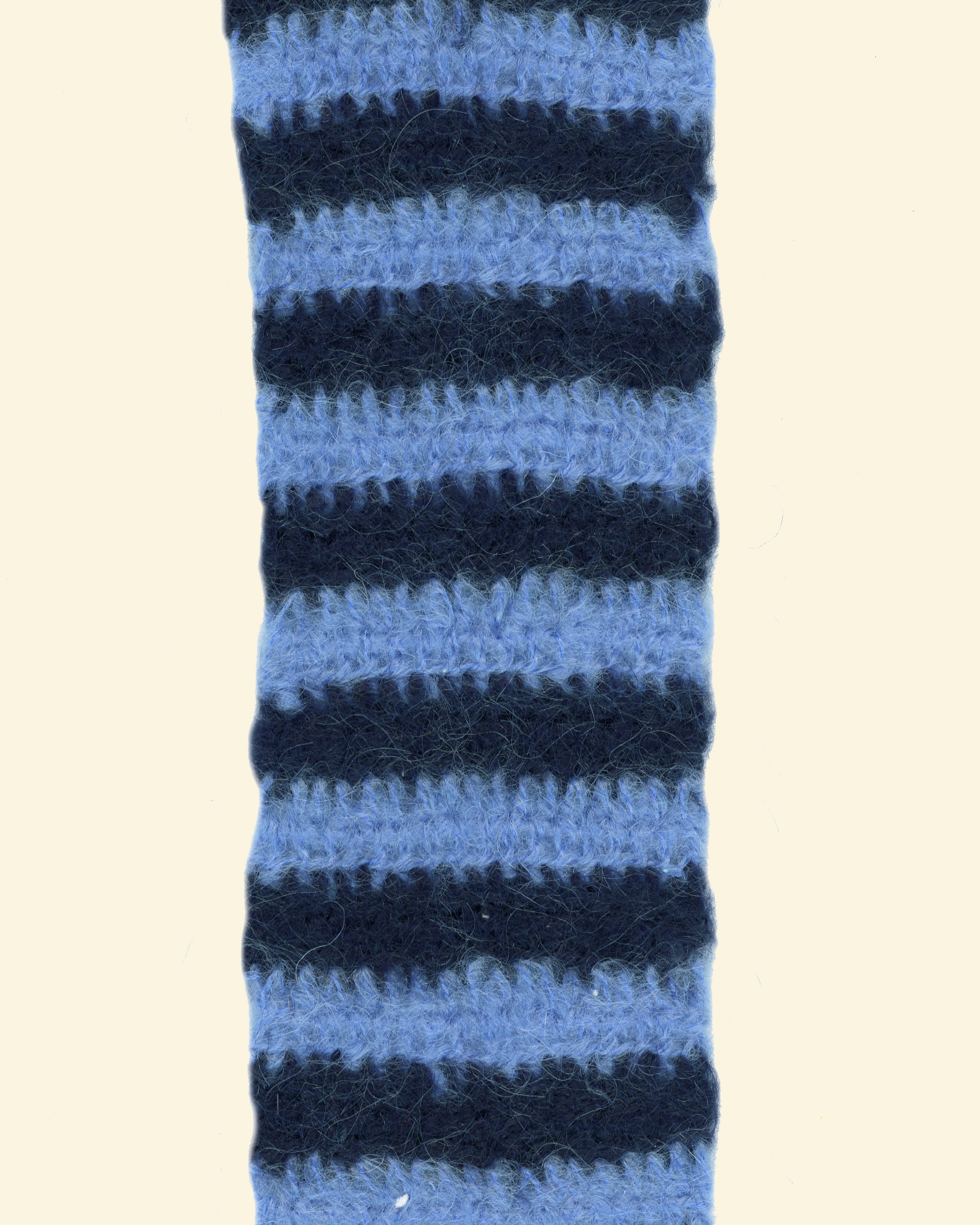 chunky mohair scarf - blueberry