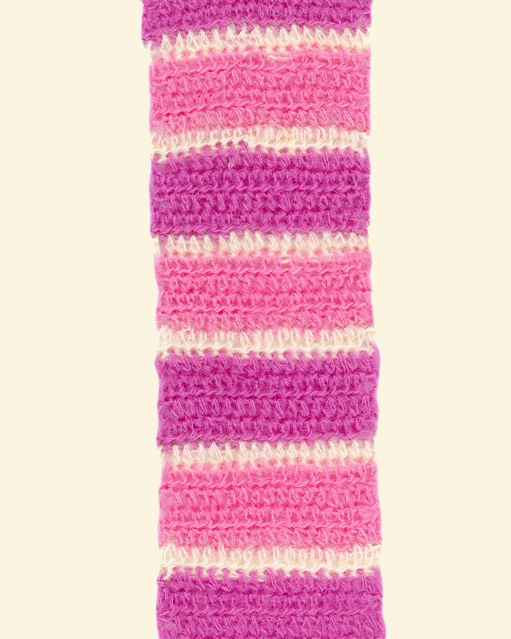 fine mohair scarf - bubblegum lemondrop
