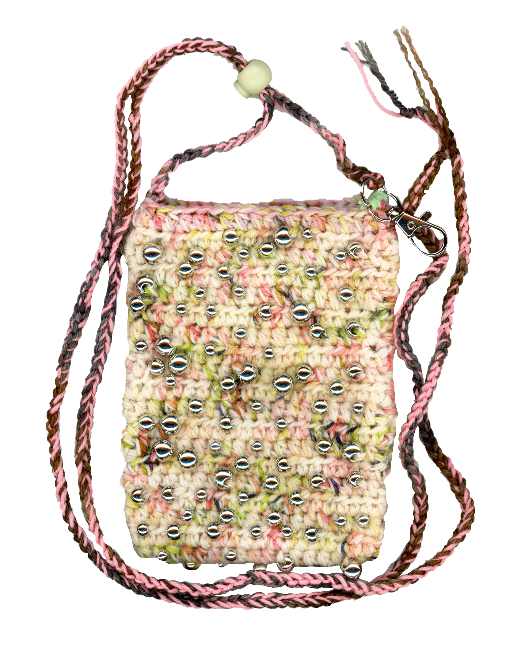 lam pouch with beads