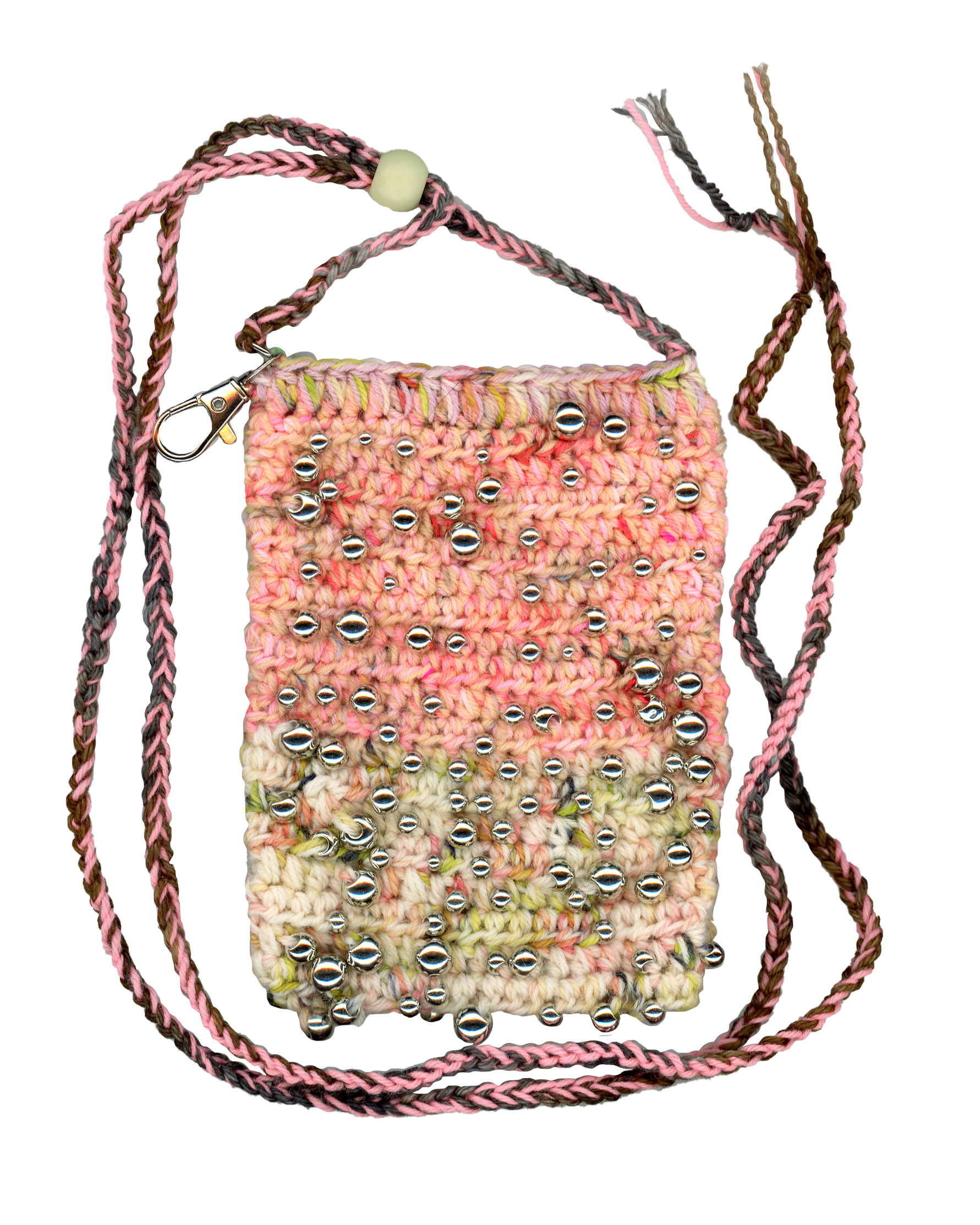 lam pouch with beads